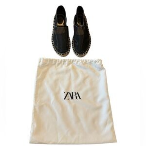 Zara Mesh Espadrilles Jute Soles 3518/310 preloved Size 6